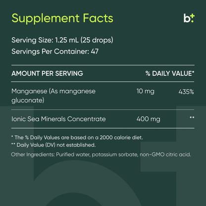 Bodybio Manganese Liquid Mineral