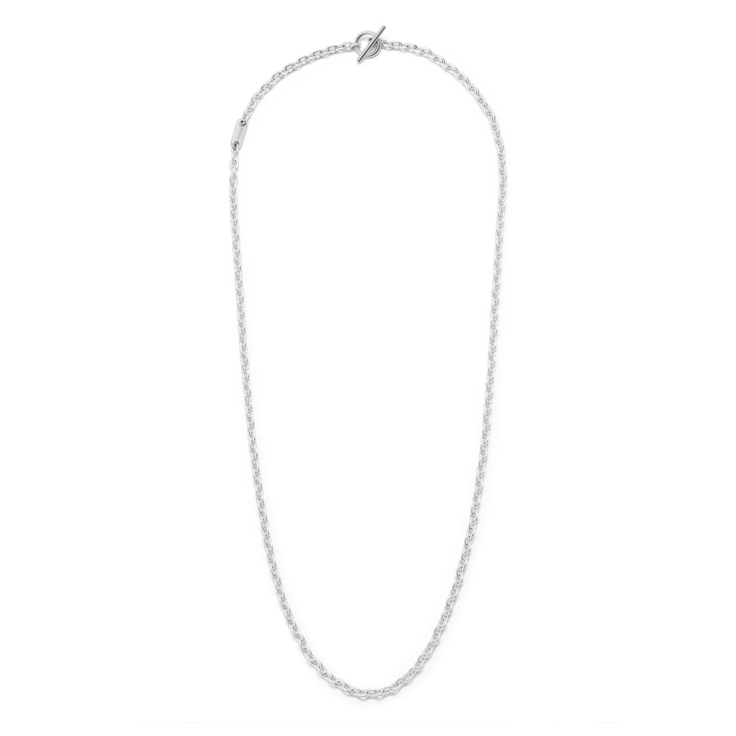 Plaun Silver Link Chain Necklace 3.5mm