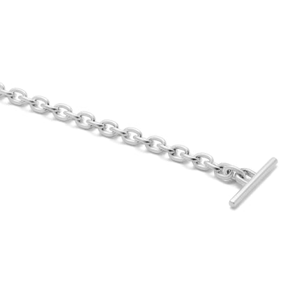 Plaun Silver Link Chain Necklace 3.5mm