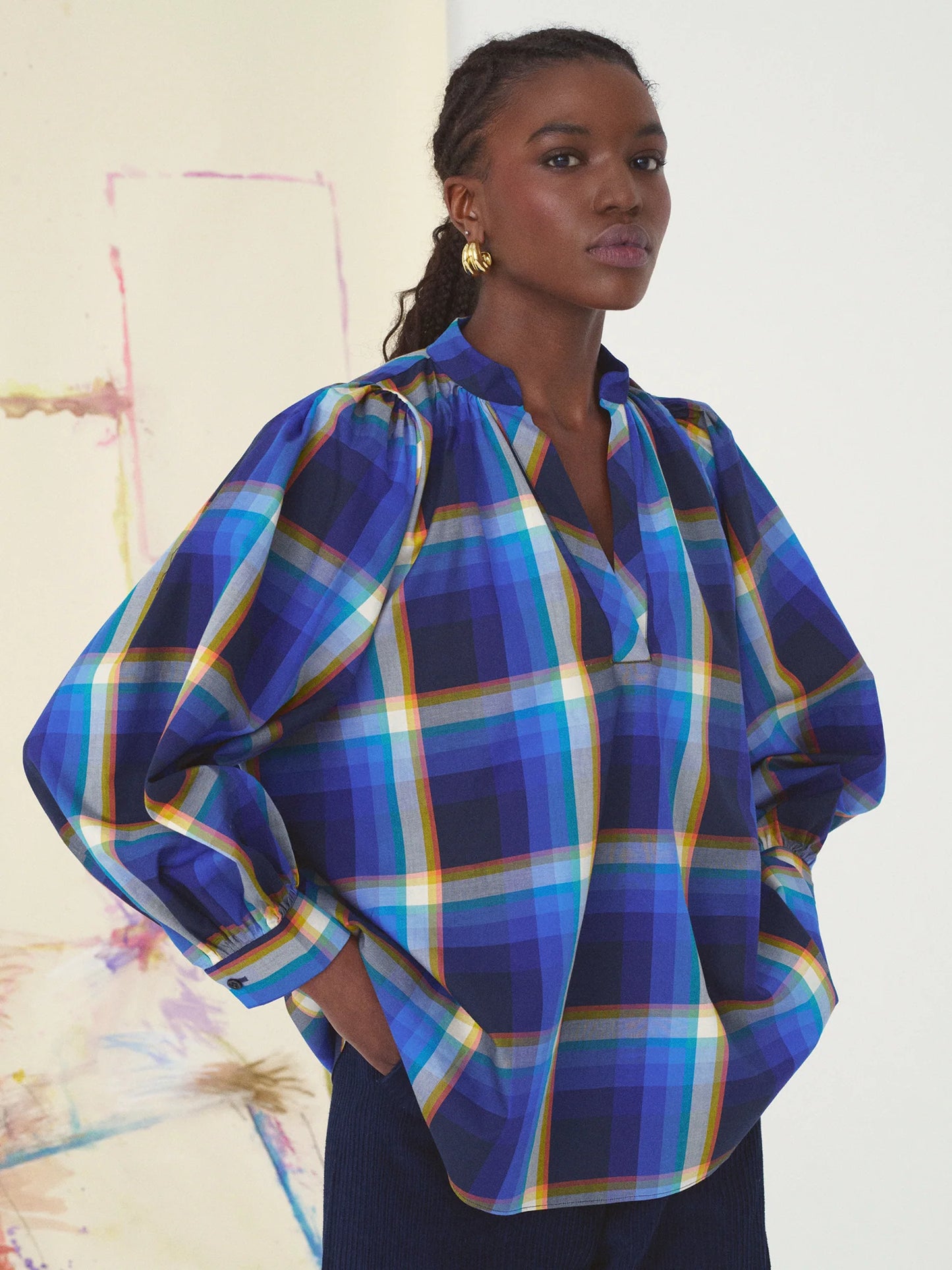 Claudia Blouse Abstraction
