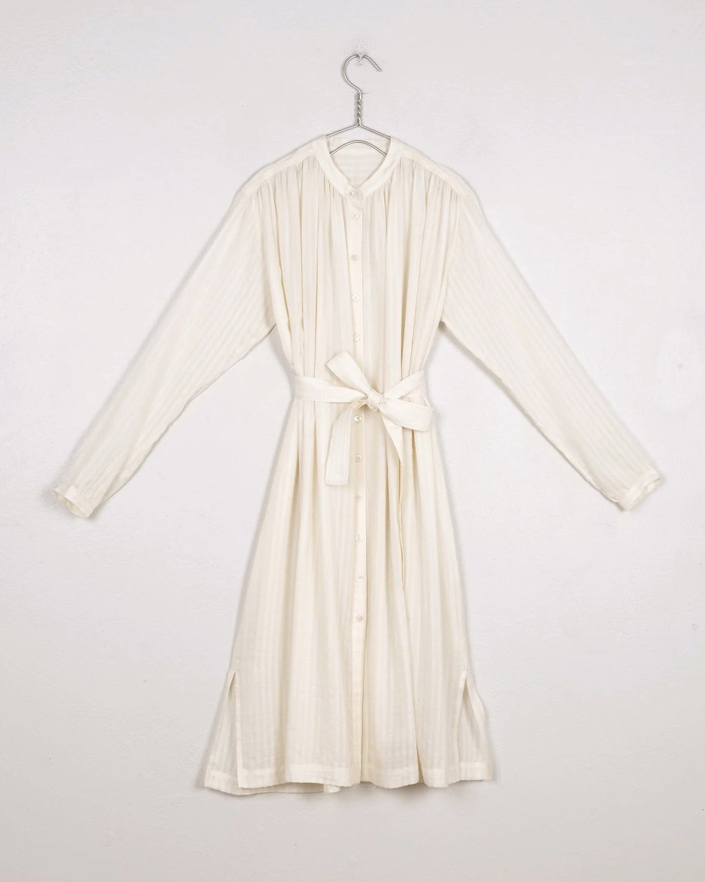 Eos Shirt Dress White