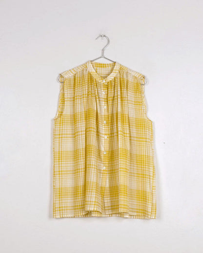 Iris Checkered Shirt Yellow