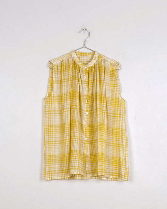 Iris Checkered Shirt Yellow