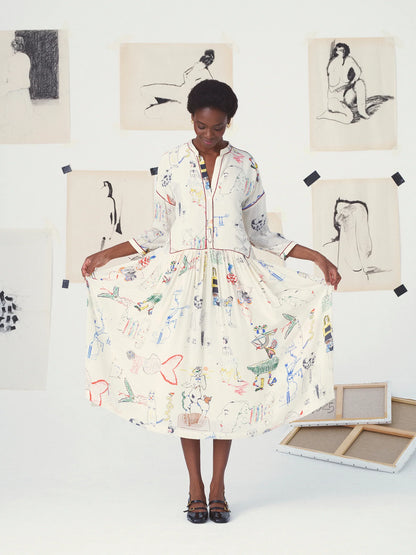 Nour Dress - Surrealism