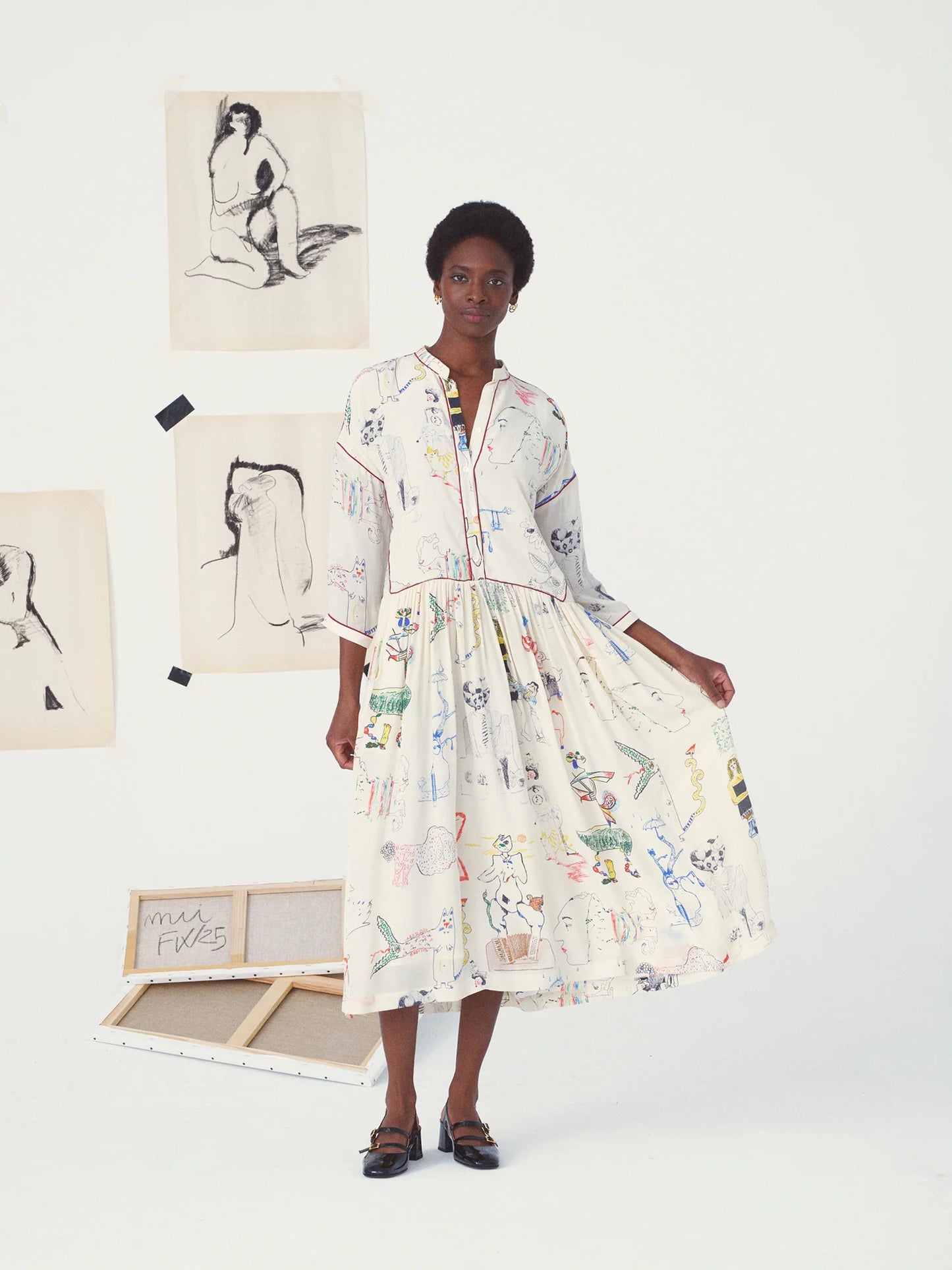 Nour Dress - Surrealism