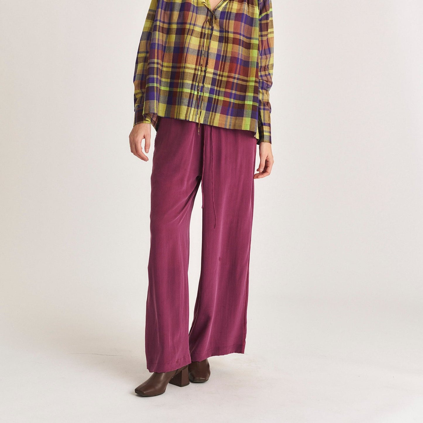 The Sablon Pants - Bordeaux