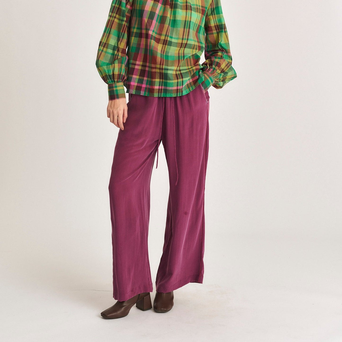 The Sablon Pants - Bordeaux