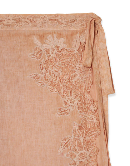 Gonna Bella Lace Tied Skirt Pink