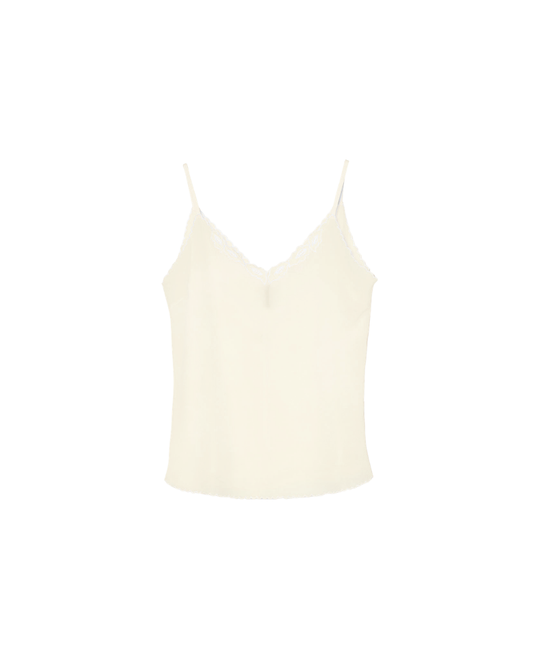 Smack Silk Top Off White