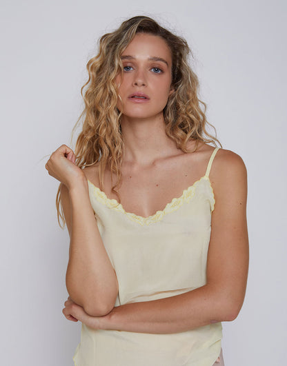 Smack Silk Top Off White
