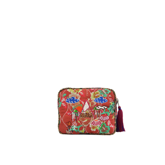 Aura Teen Pouch Terracota/Black