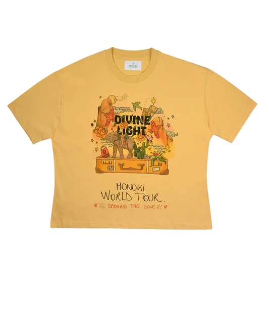 Divine Light Tee Coral