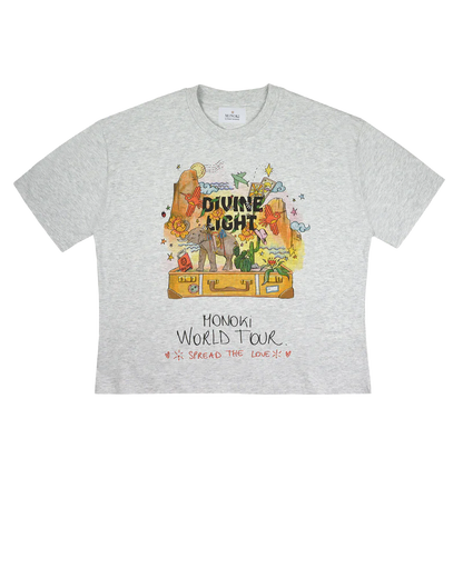 Divine Light Tee Grey