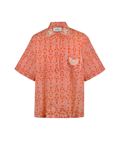 Paisley Shirt Orange