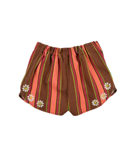 Vegas Short Stripe Camel