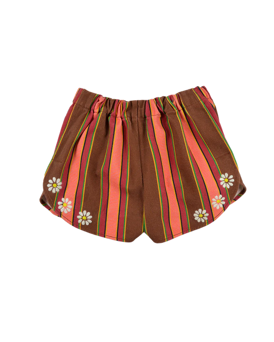 Vegas Short Stripe Camel