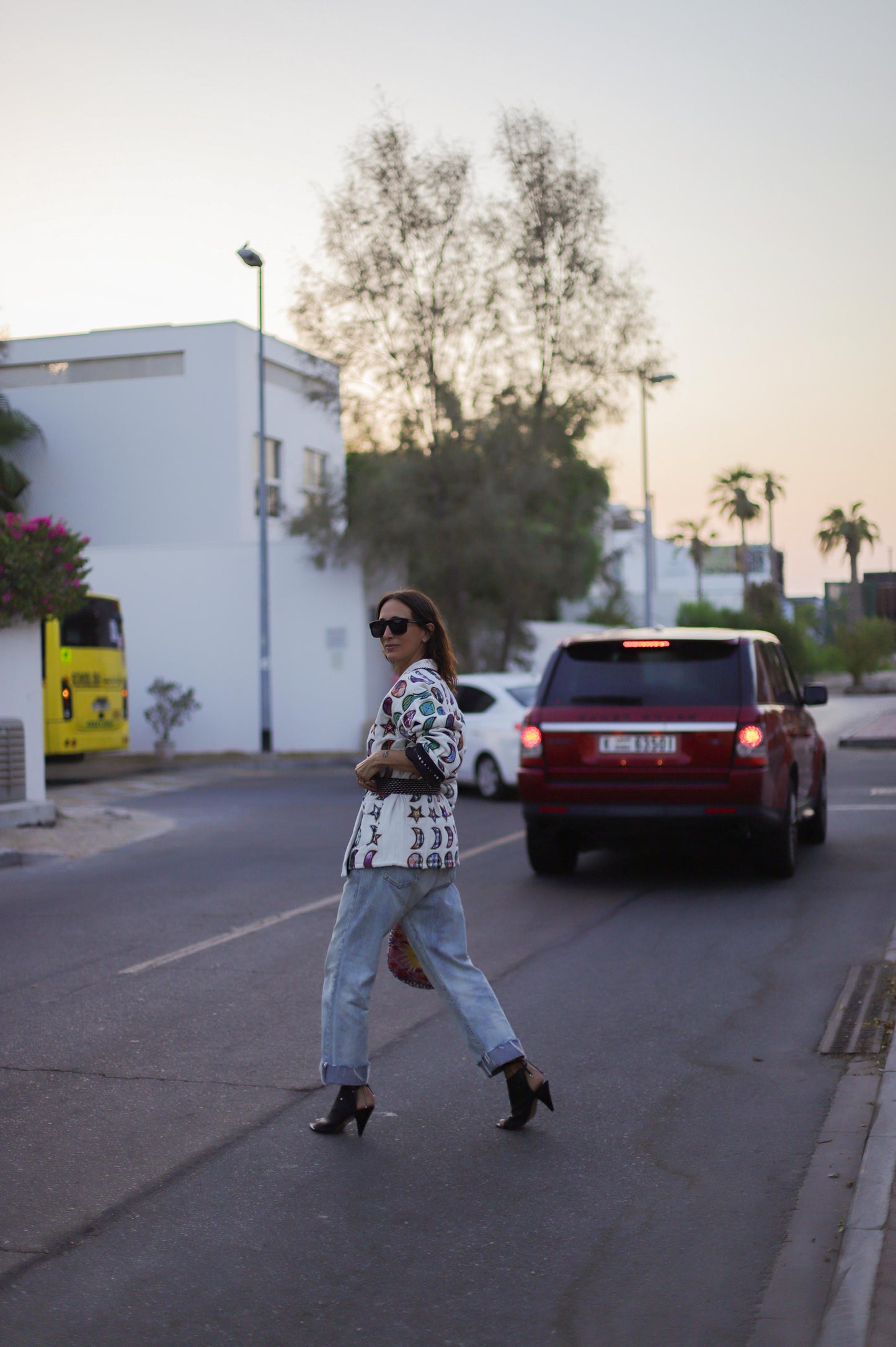 White Galaxy Patchwork Kimono