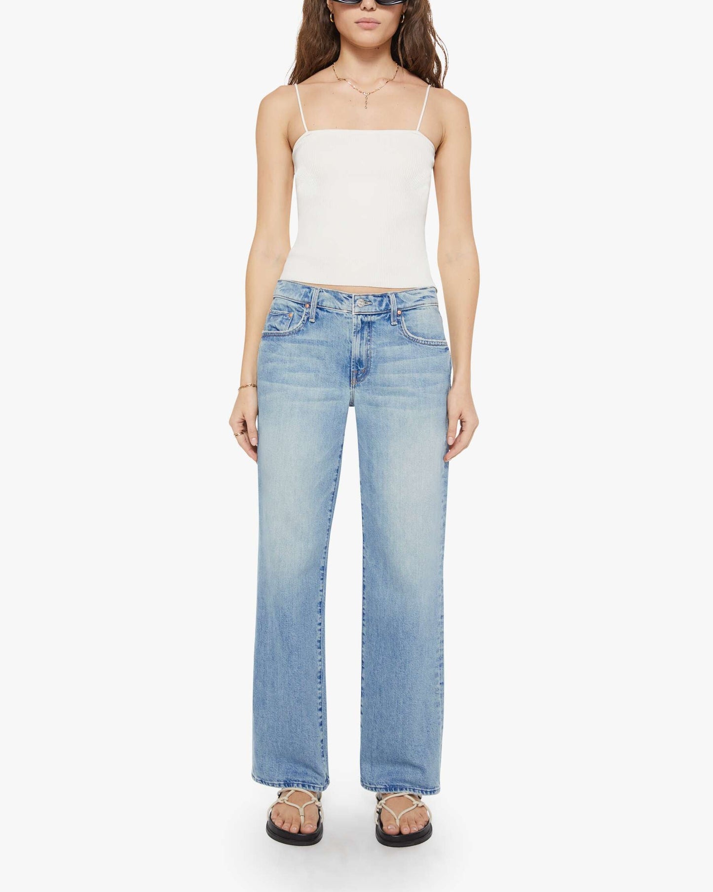 The Mid-Rise Rambler Zip Skimp I Confess with Heart Jeans