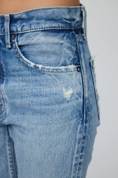 Browncroft High-rise Tapered Jeans Blue
