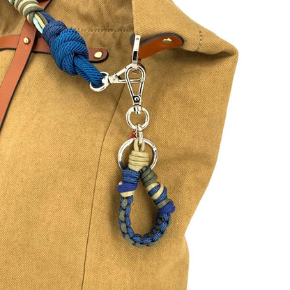 Harold Key Ring Green/Beige