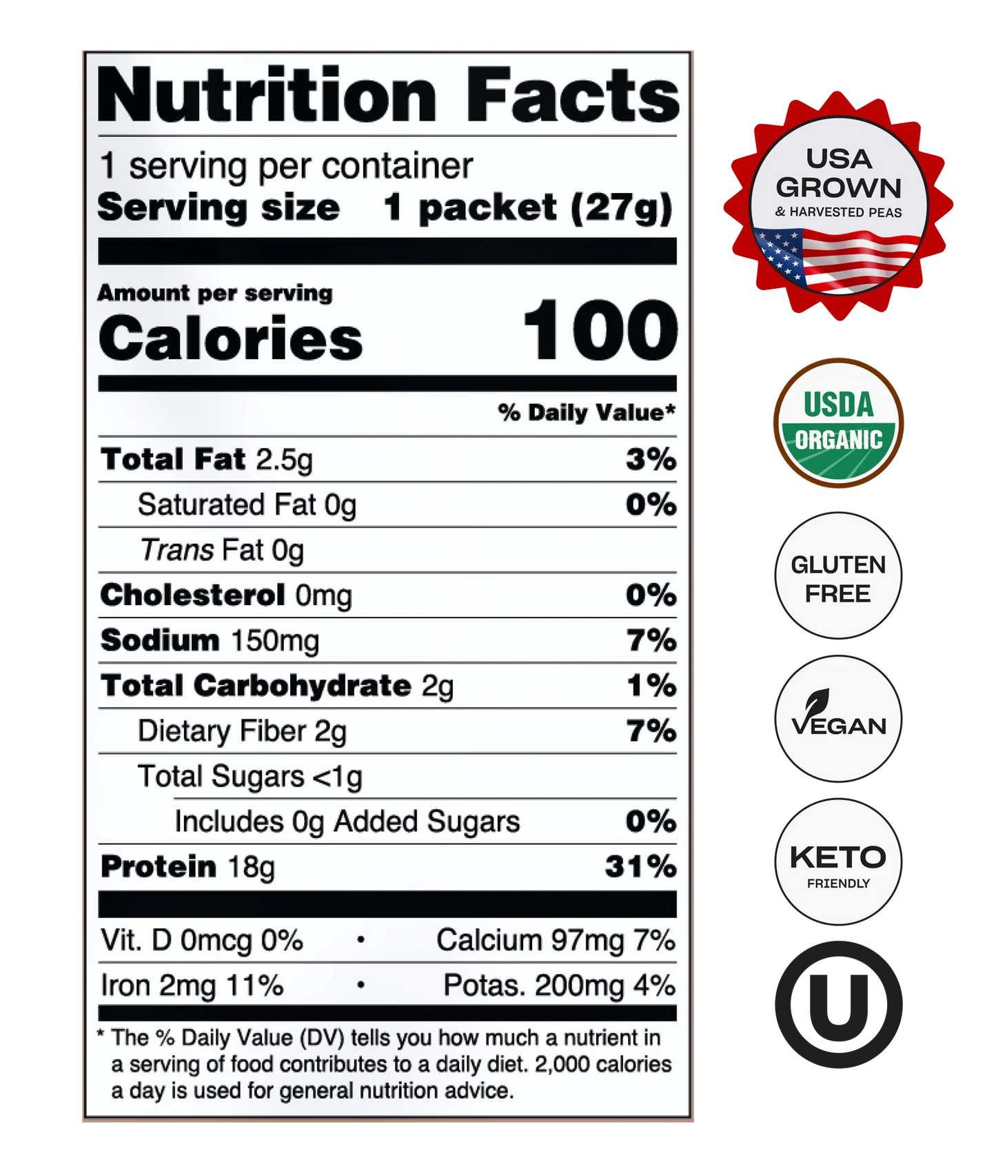 Dreamy Chocolate Protein Powder Packet