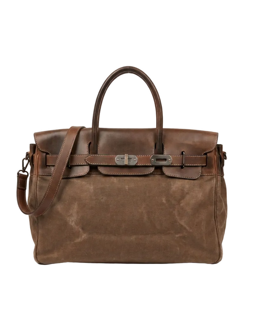 Richmond Canvas Tote - Caffe