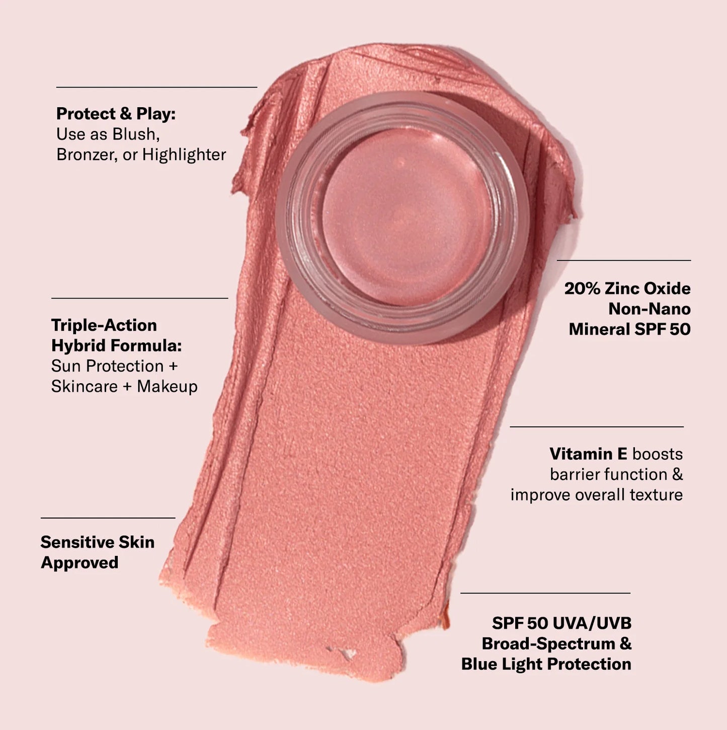 SPF 50 Color Balm Sienna Rose