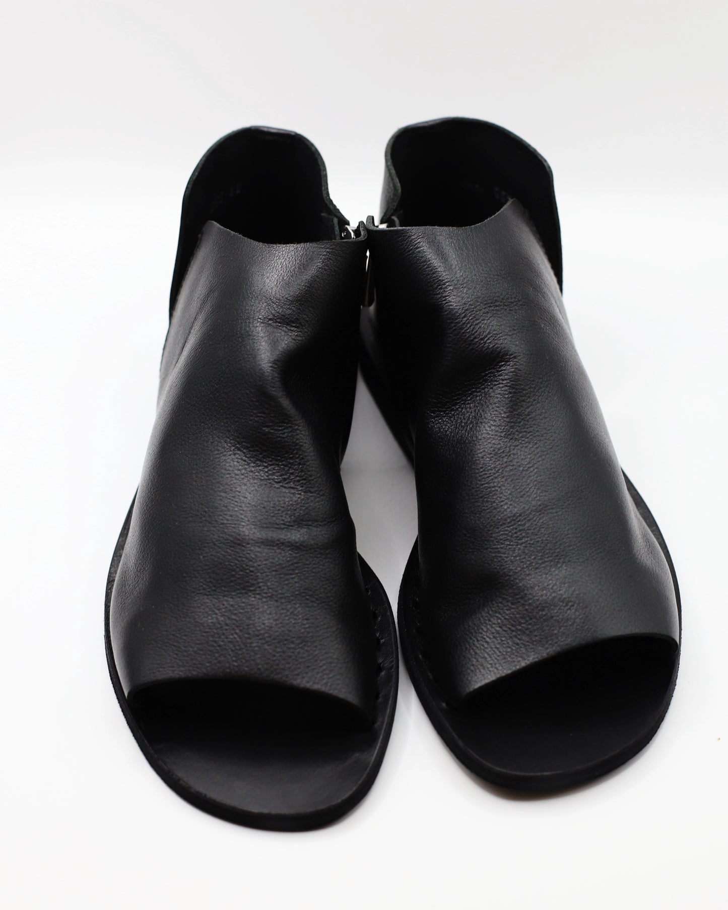 Itaca 055 Black Leather Sandals