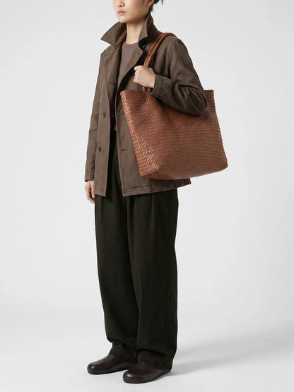 Raquel 002 Brown Leather Shoulder Bag