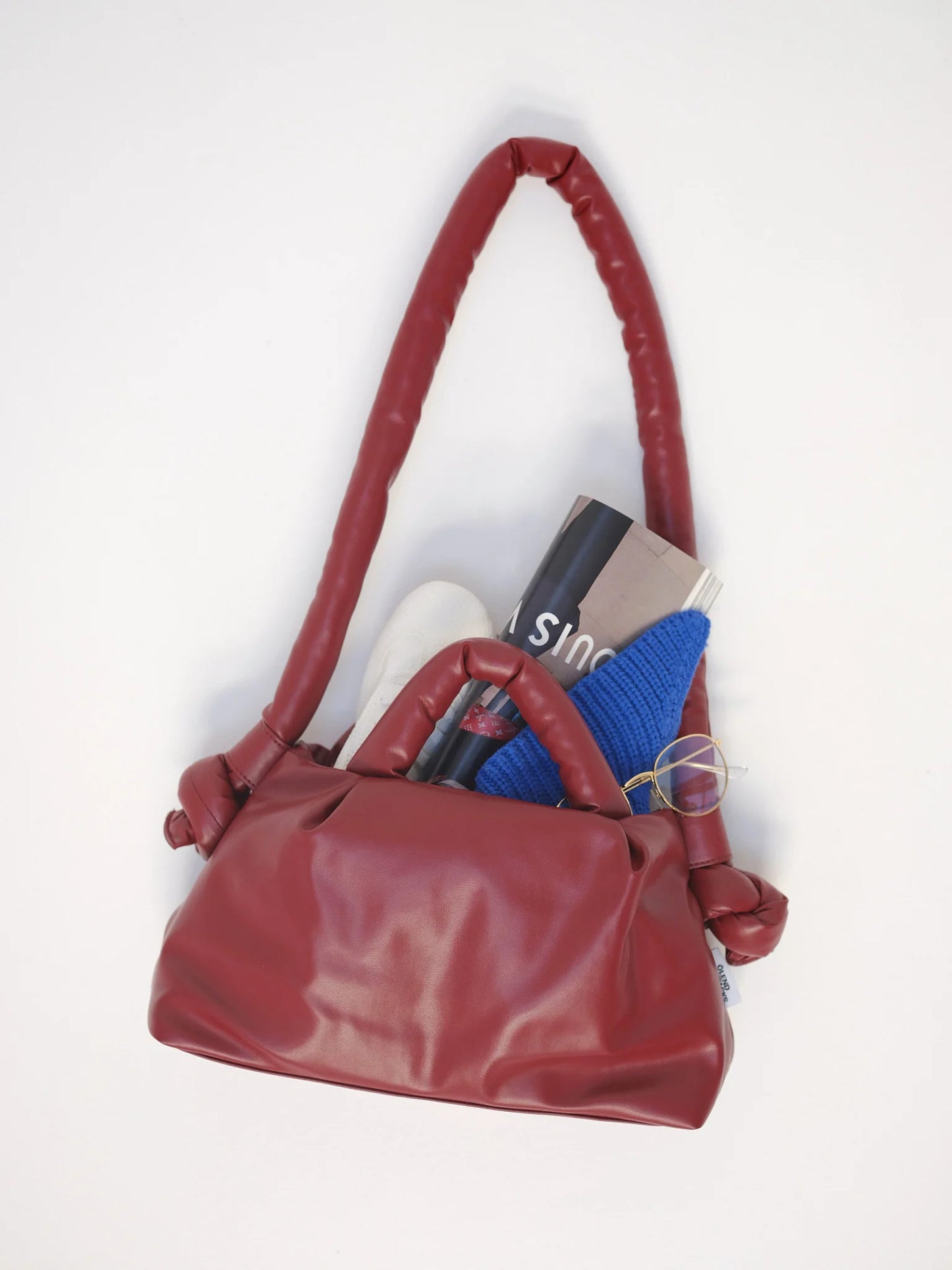 Mini Ona Vegan Leather Cherry Red