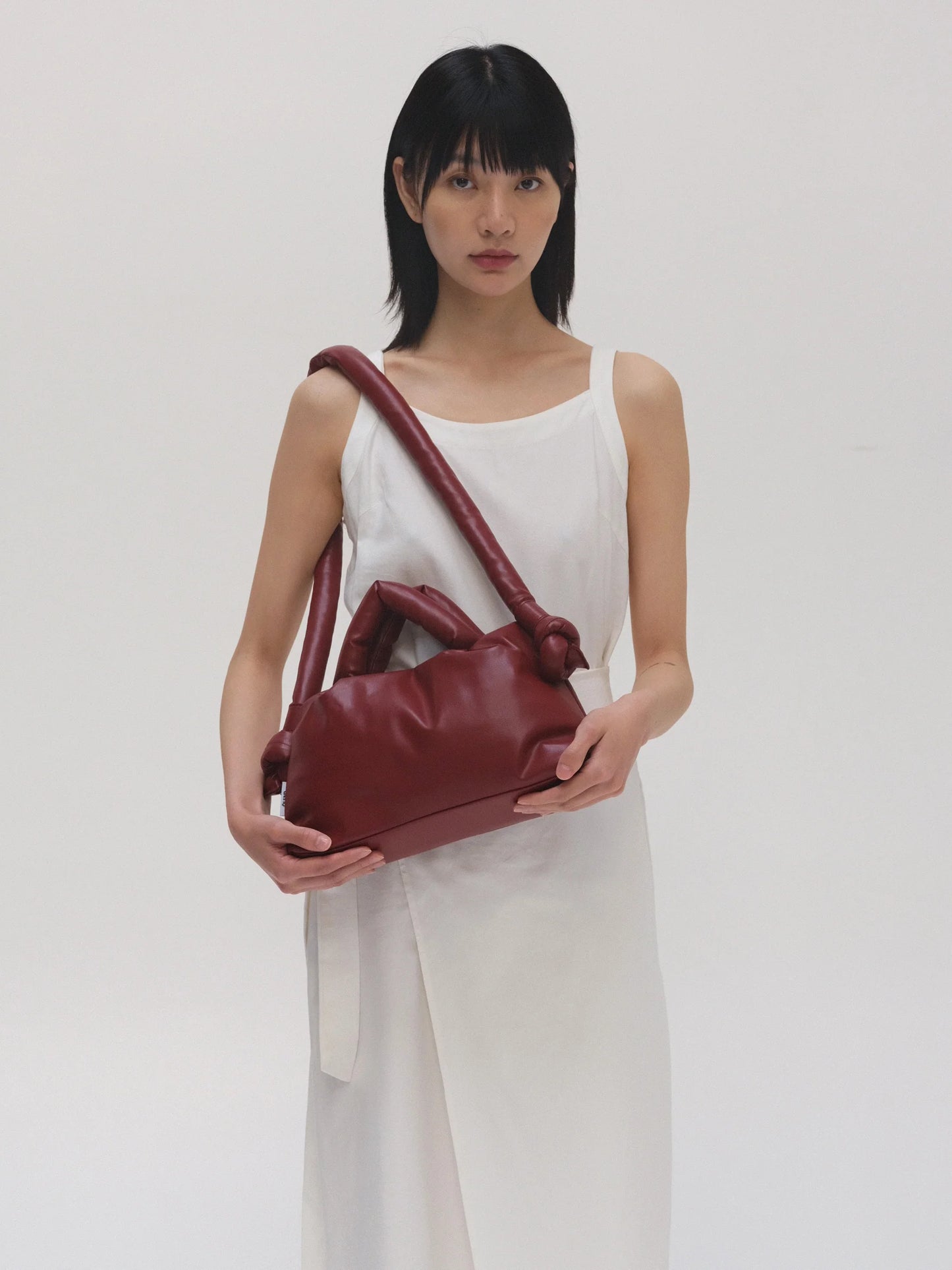 Mini Ona Vegan Leather Cherry Red