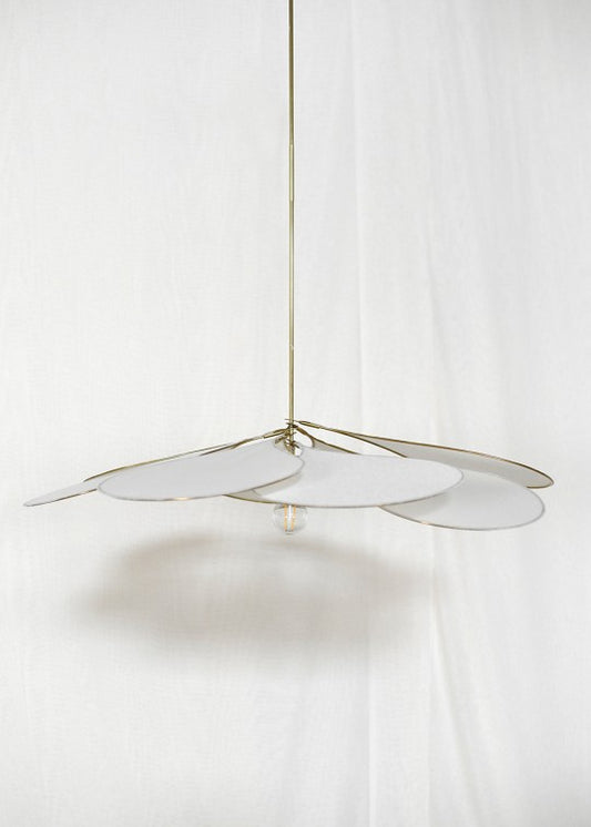 Pale Precious Floral Pendant Light Natural