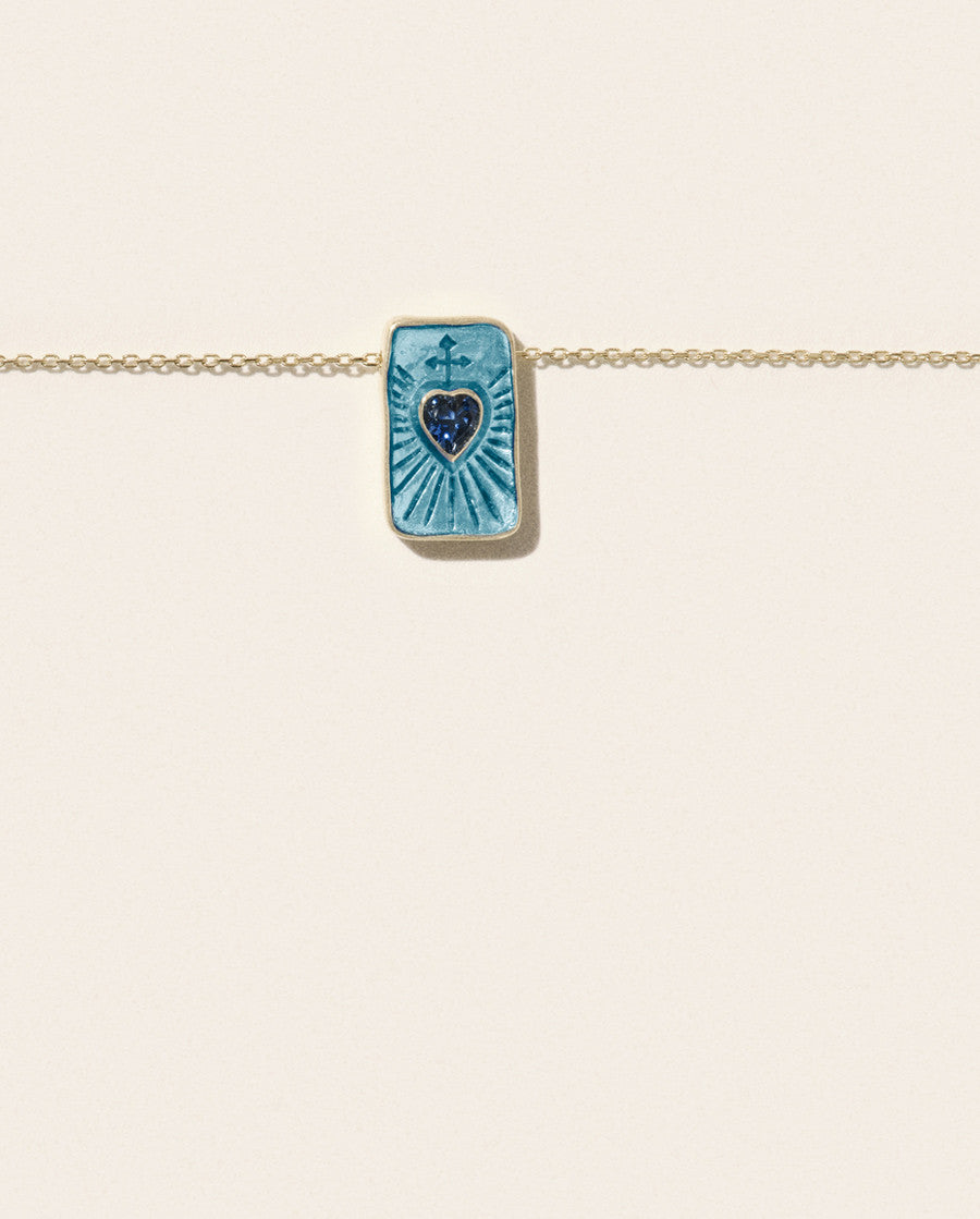 Deva Necklace London Blue Topaz