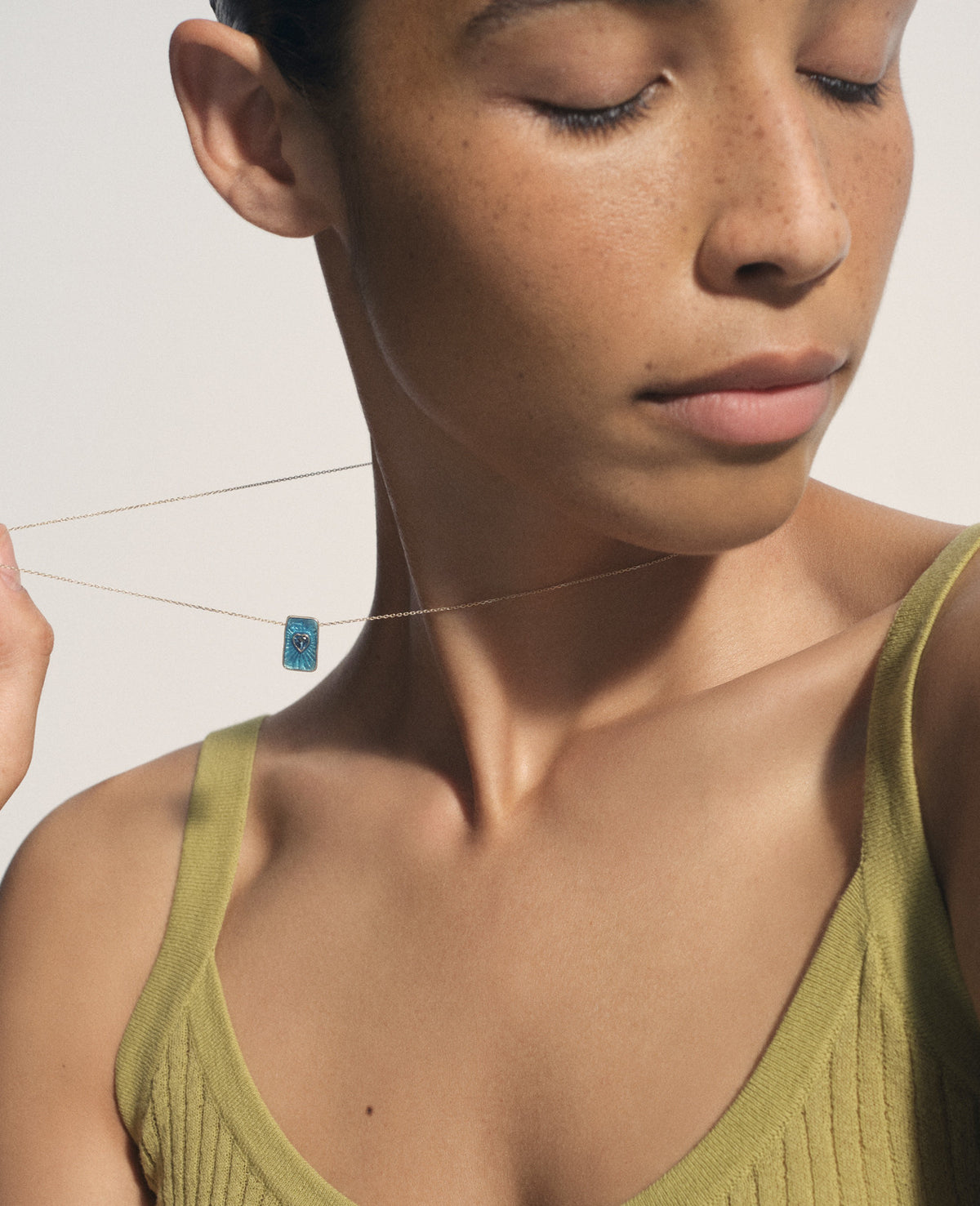 Deva Necklace London Blue Topaz