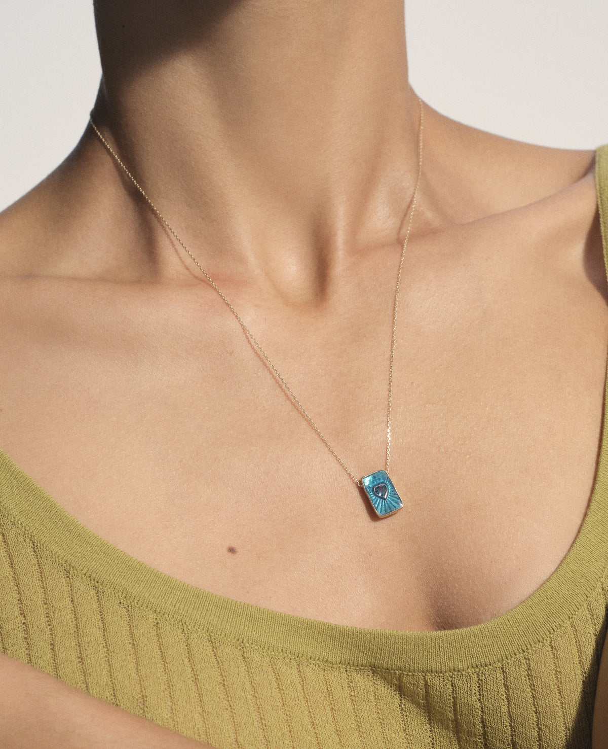 Deva Necklace London Blue Topaz