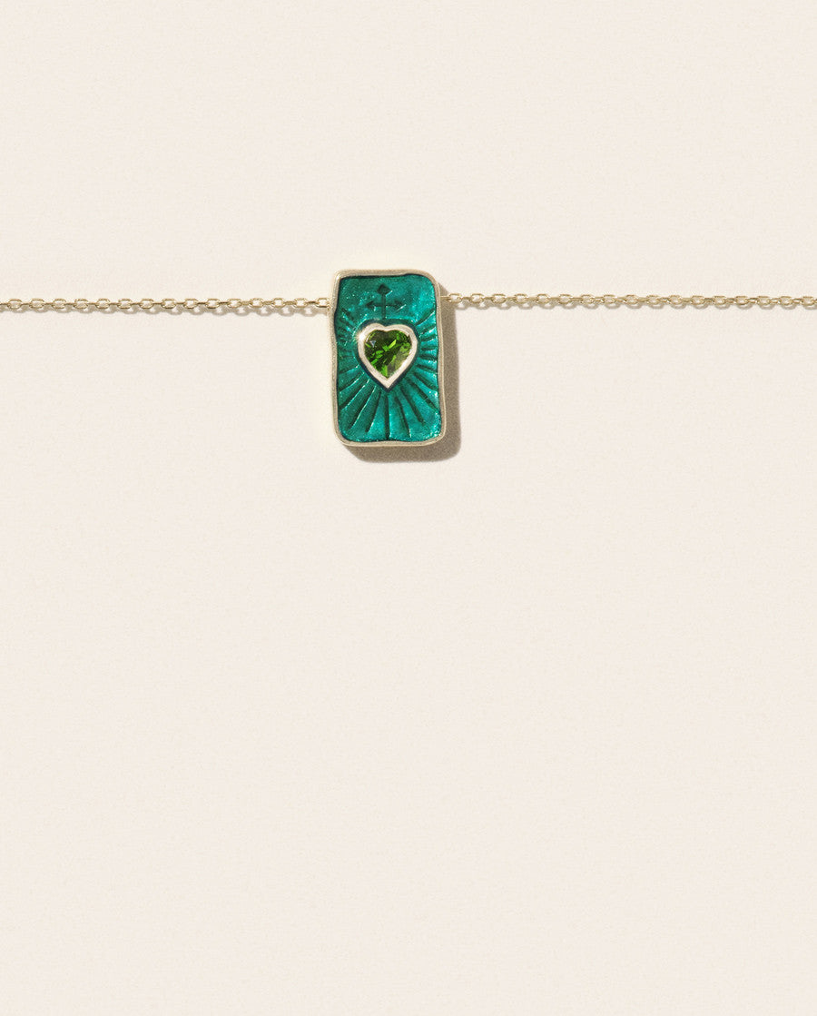 Deva Necklace Diopside