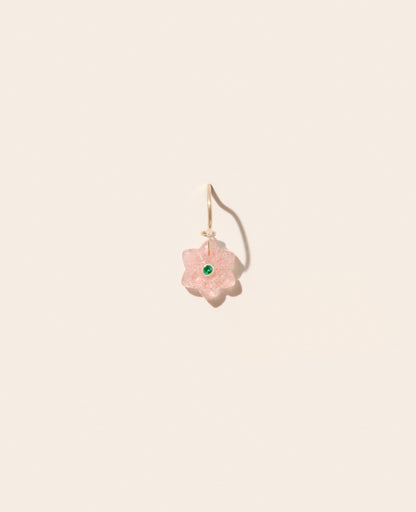 Ida Earring Strawberry Quartz