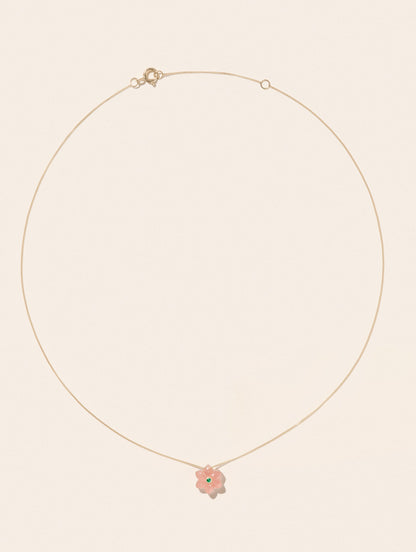 Ida Necklace Strawberry Quartz