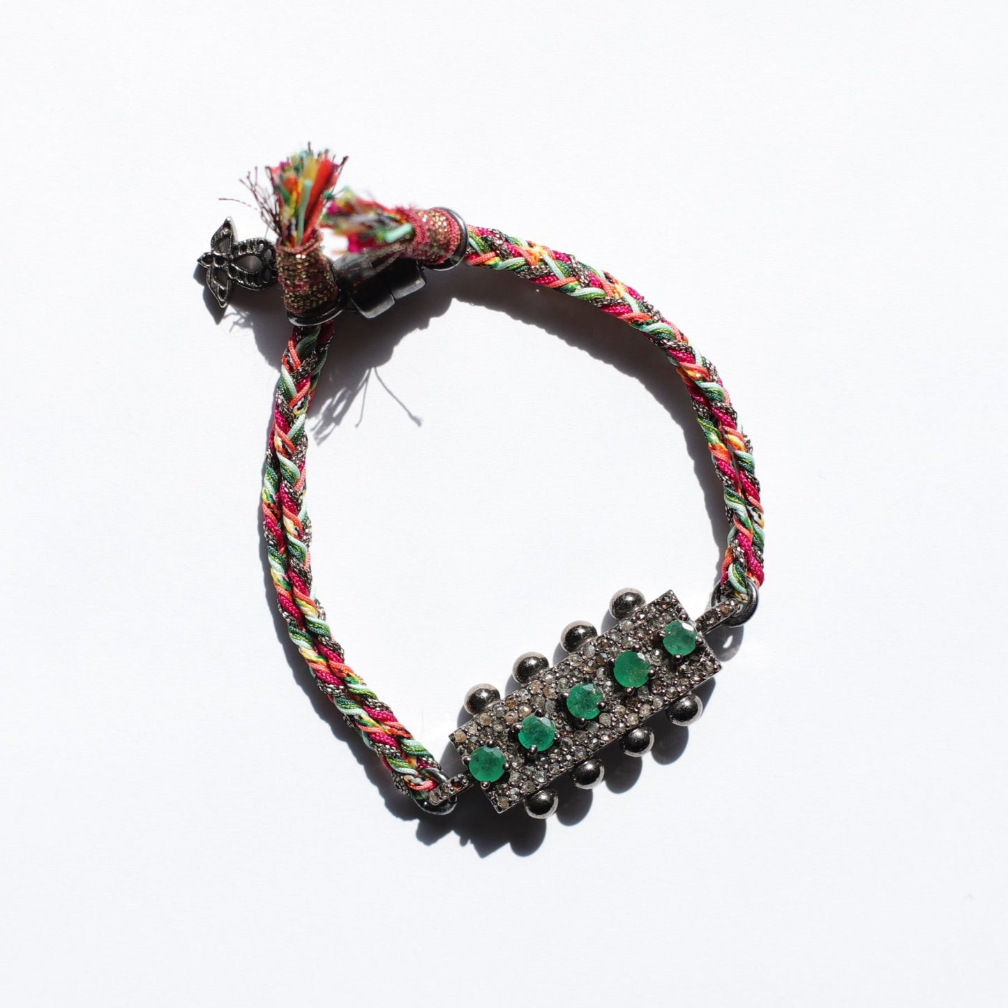 Emerald Bar Bracelet