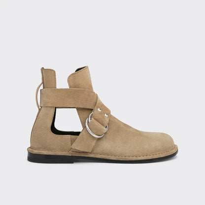 Frances Boots Suede Sand