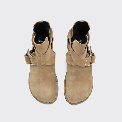 Frances Boots Suede Sand