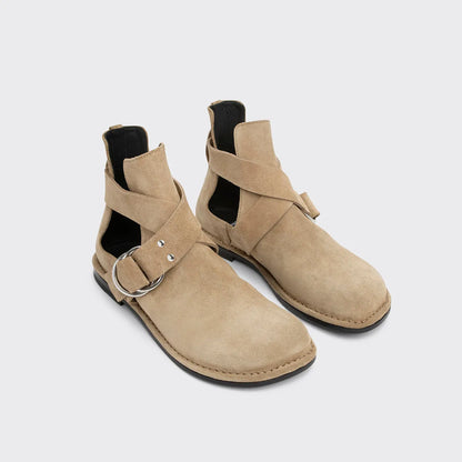 Frances Boots Suede Sand