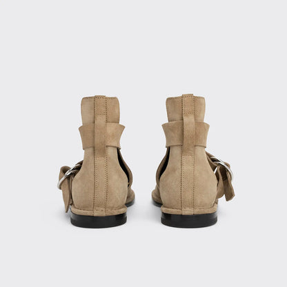 Frances Boots Suede Sand