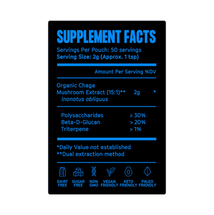 Chaga Mushroom Powder