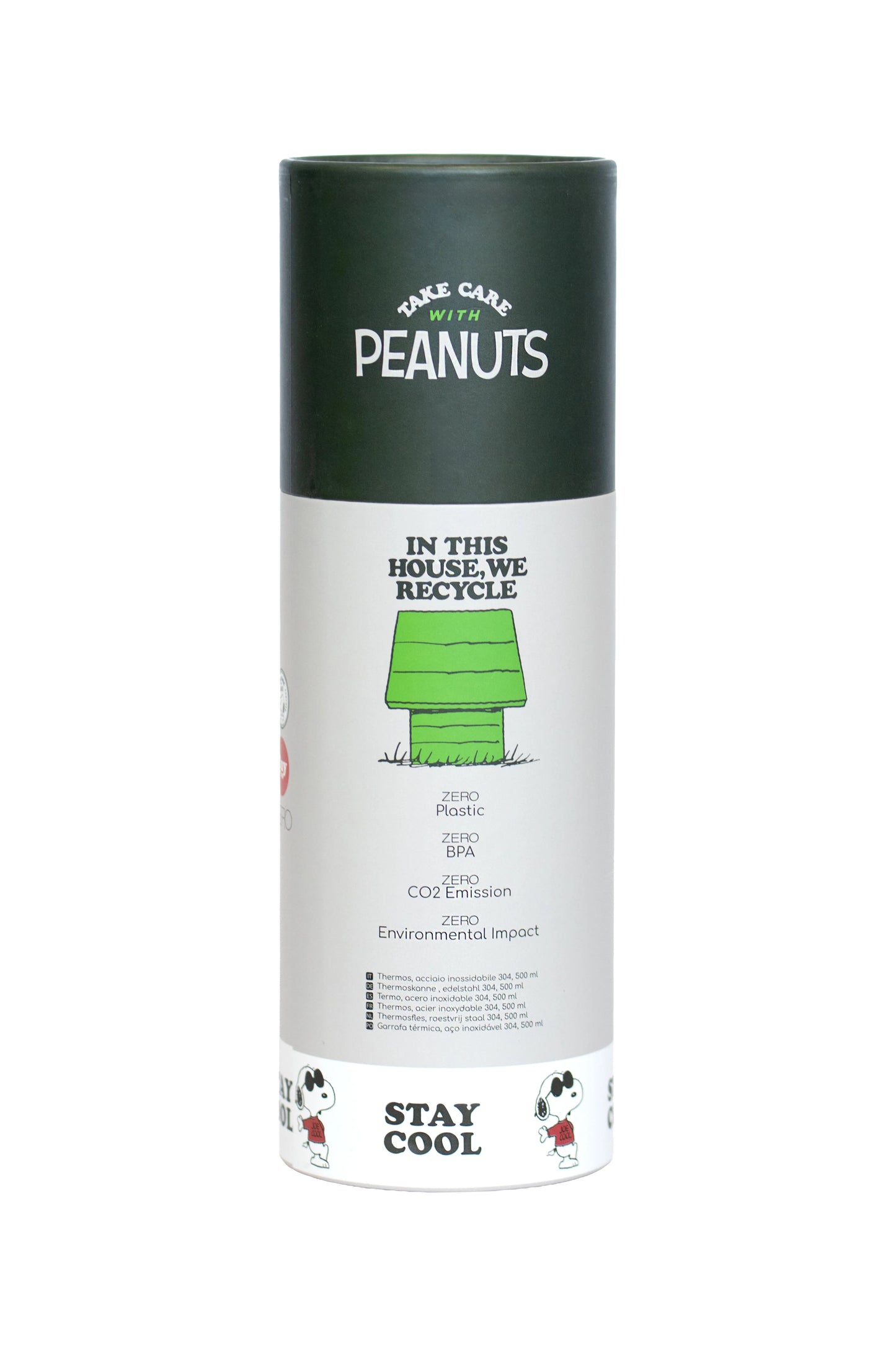 Snoopy Stay Cool Insulated Bottle 500ml
