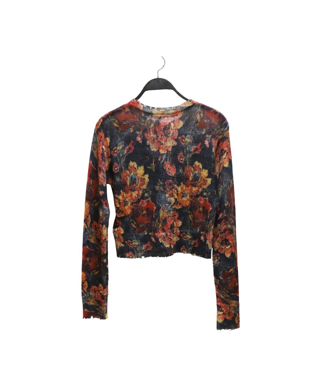 Baby Crewneck Sweater Red Floral