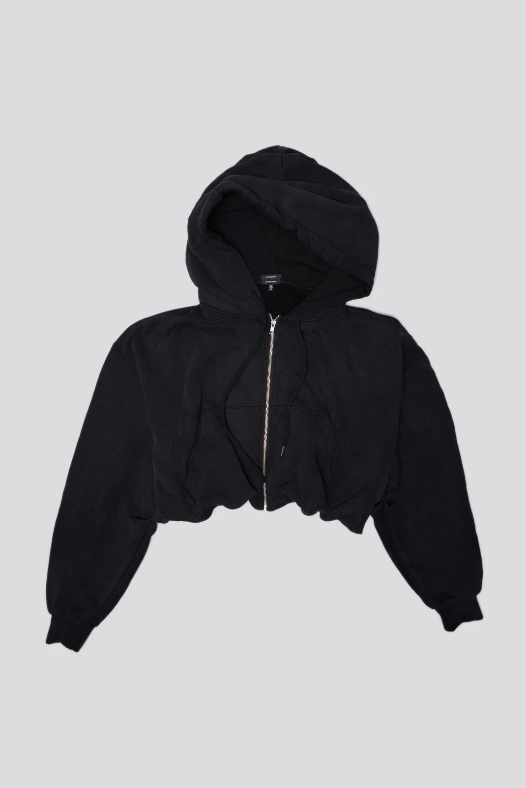 Black Ballon Zip-up Hoodie