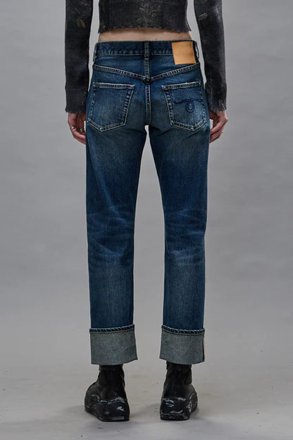 Caslon Selvedge Blue Cuffed Romeo Jean