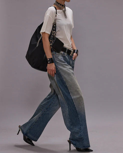 Insert D’arcy Loose Jean Vintage Indigo Colorblock