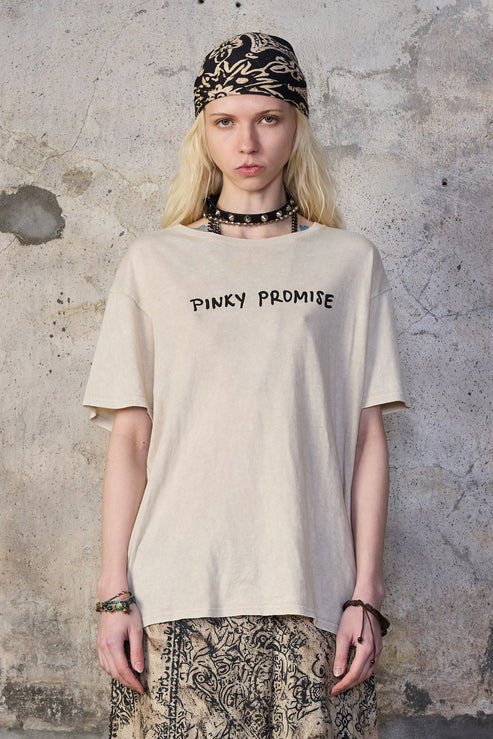 Pinky Promise Boy T Khaki